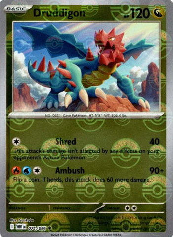 Druddigon 071/086 (Poke Ball Pattern)