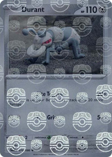 Durant (070/086) (Master Ball Pattern)