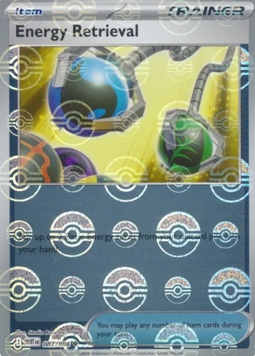 Energy Retrieval  082/086 (Poke Ball Pattern) SV: White Flare