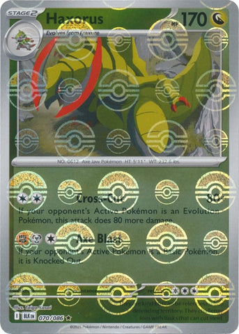 Haxorus 070/086  (Poke Ball Pattern) SV: Black Bolt