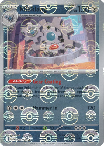 Klinklang 063/086  (Poke Ball Pattern) SV: Black Bolt