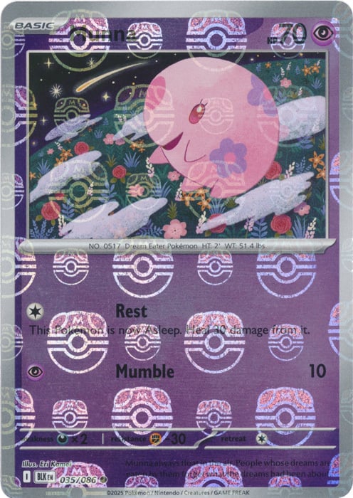 Munna 035/086 (Master Ball Pattern) SV: Black Bolt