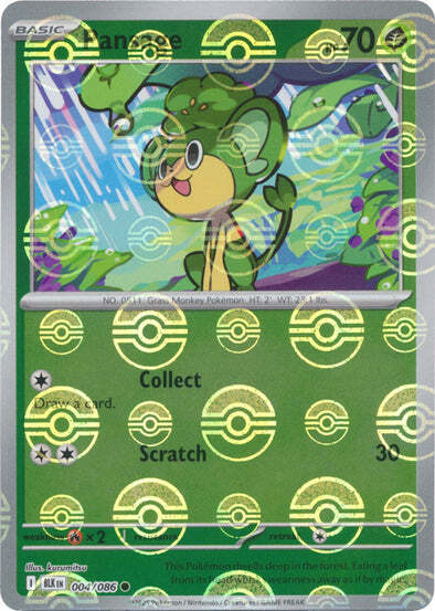Pansage  004/086 (Poke Ball Pattern) SV: Black Bolt
