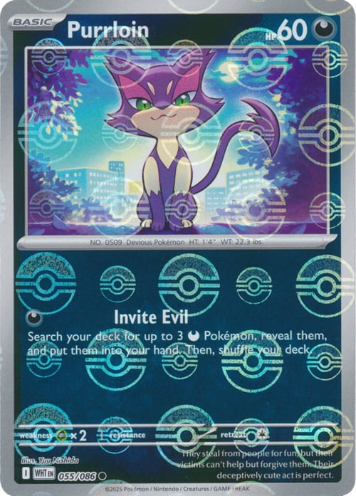 Purrloin (Poke Ball Pattern)
