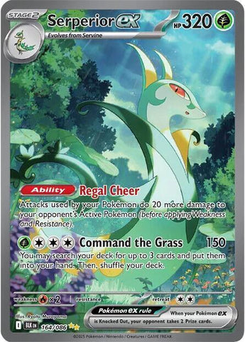 Serperior ex (164/086) [SV: Black Bolt]