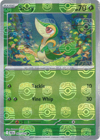 Snivy (Master Ball Pattern) SV: Black Bolt