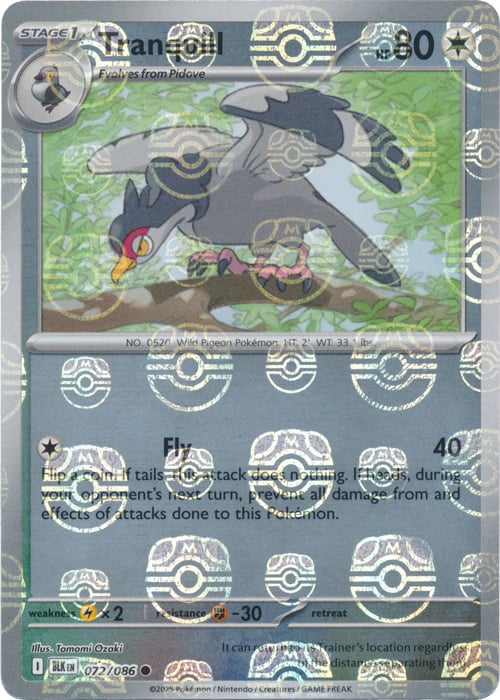 Tranquill (Master Ball Pattern) SV: Black Bolt