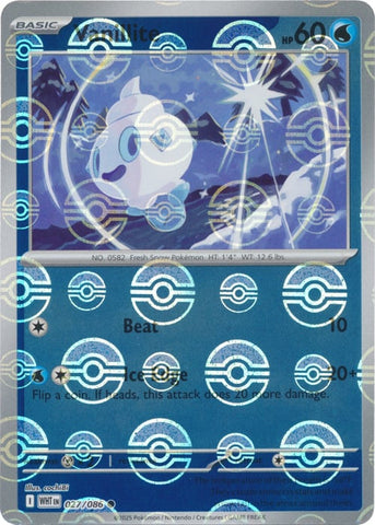 Vanillite (027/086) (Poke Ball Pattern)