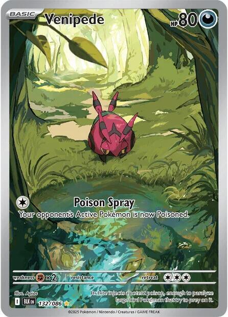 Venipede 132/086 SV: Black Bolt