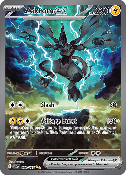 Zekrom ex 166/086 SV: Black Bolt
