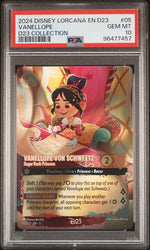2024 DISNEY LORCANA EN D23-D23 EXPO PROMO #05 VANELLOPE D23 COLLECTION PSA 10