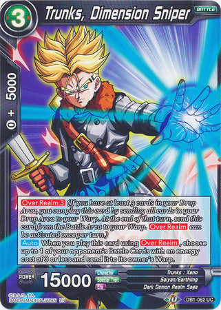 Trunks, Dimension Sniper (DB1-082) [Dragon Brawl]