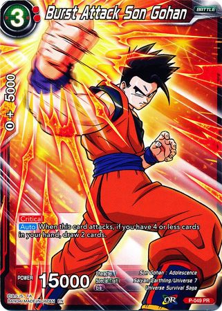 Burst Attack Son Gohan (Alternate Art) (P-049) [Special Anniversary Set]