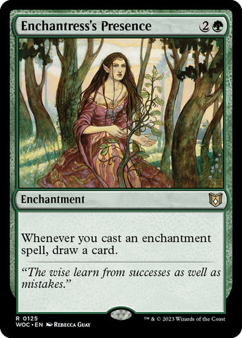 Enchantress's Presence [Wilds of Eldraine Commander]