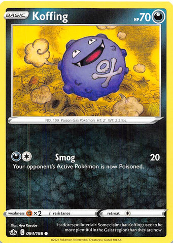 Koffing (094/198) [Sword & Shield: Chilling Reign]