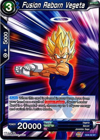 Fusion Reborn Vegeta (Starter Deck - Resurrected Fusion) (SD6-02) [Miraculous Revival]