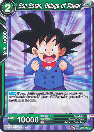 Son Goten, Deluge of Power (DB1-042) [Dragon Brawl]