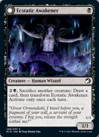 Ecstatic Awakener // Awoken Demon [Innistrad: Midnight Hunt]