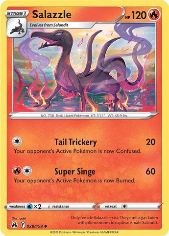 Salazzle (028/159) [Sword & Shield: Crown Zenith]