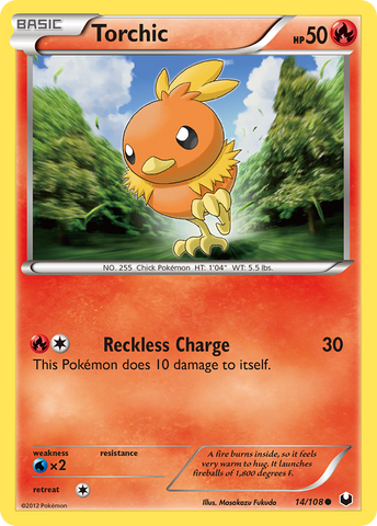 Torchic (14/108) [Black & White: Dark Explorers]