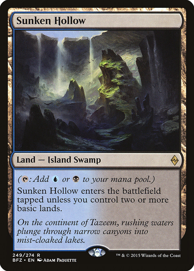 Sunken Hollow [Battle for Zendikar]