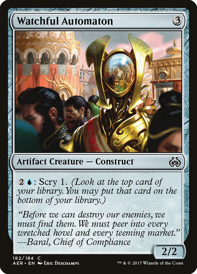 Watchful Automaton [Aether Revolt]