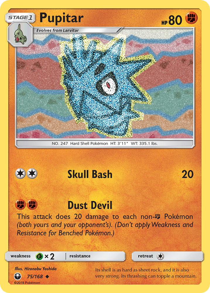 Pupitar (75/168) [Sun & Moon: Celestial Storm]