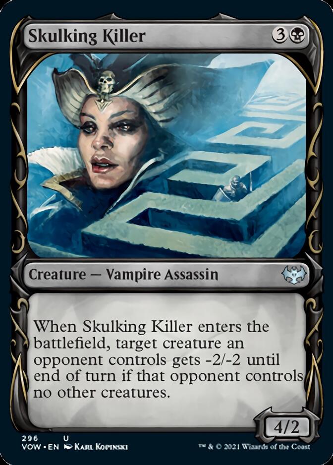 Skulking Killer (Showcase Fang Frame) [Innistrad: Crimson Vow]