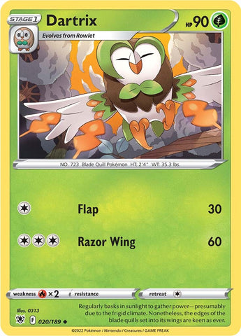 Dartrix (020/189) [Sword & Shield: Astral Radiance]