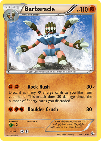 Barbaracle (49/106) [XY: Flashfire]